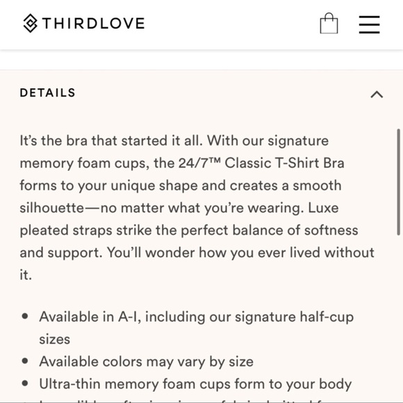 24/7 Classic T-Shirt Bra 42E - Picture 4 of 14